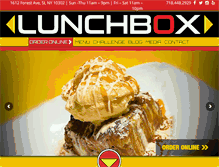 Tablet Screenshot of lunchboxsi.com